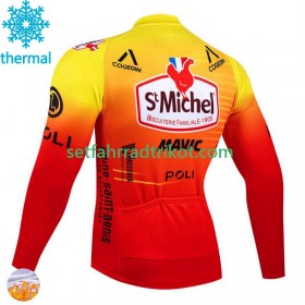 St Michel Auber 93 Mavic Radtrikot Winter Thermal Fleece 2024